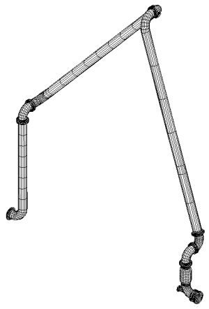 Loading arm assembly (jetty pedestal not included)