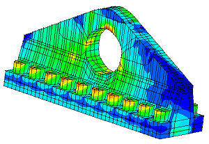 Typical In-service Stresses in Cast Steel Pedestal